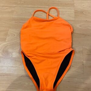 Jolyn Clothing Bright Orange swimsuit